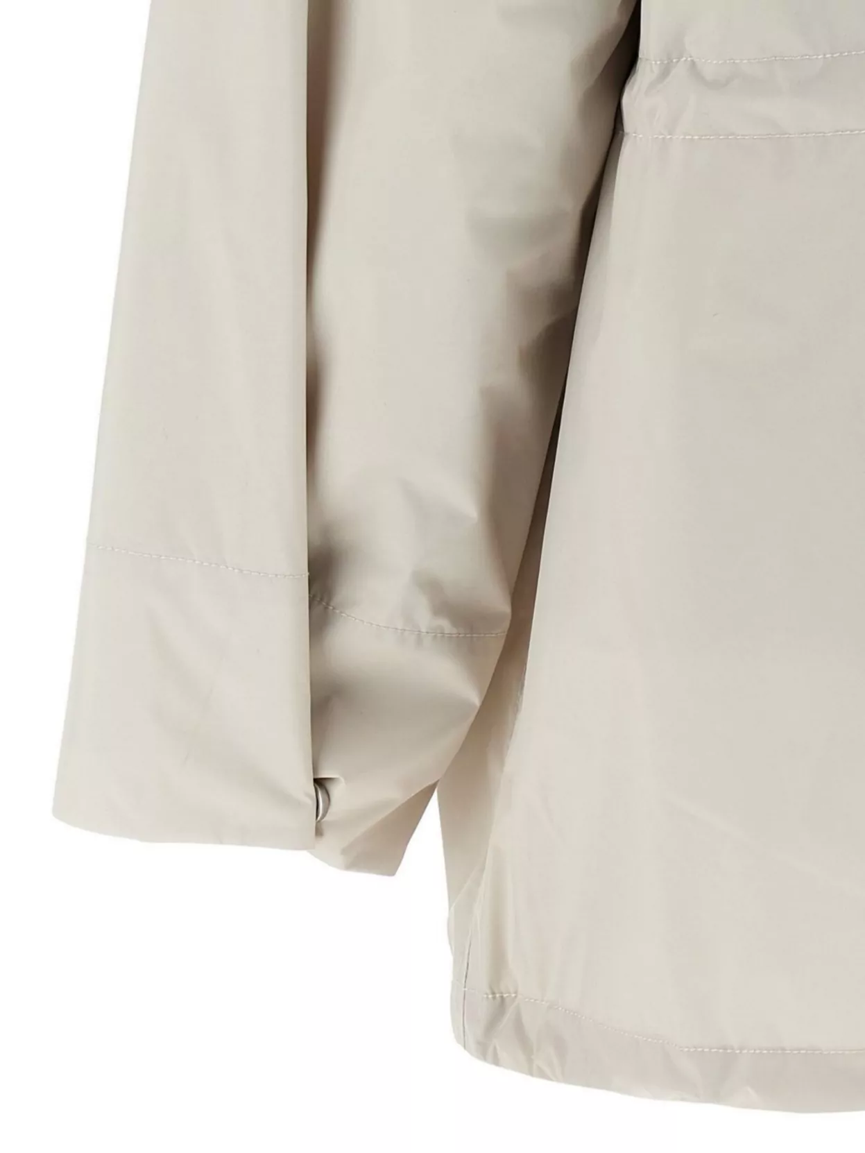 Yves Salomon Parka With Drawstring Waist And Quilted Design