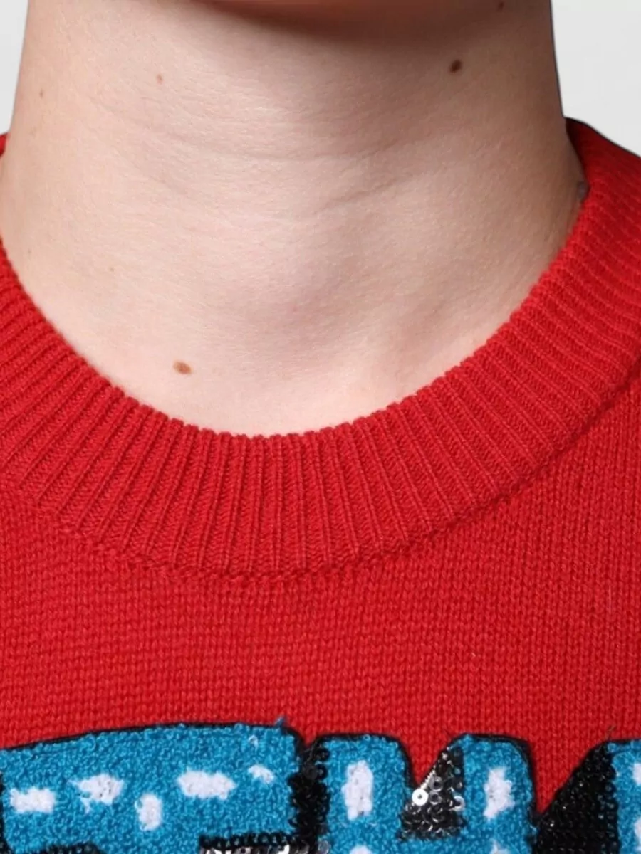 Dolce&Gabbana Virgin Wool Crew Neck Sweater