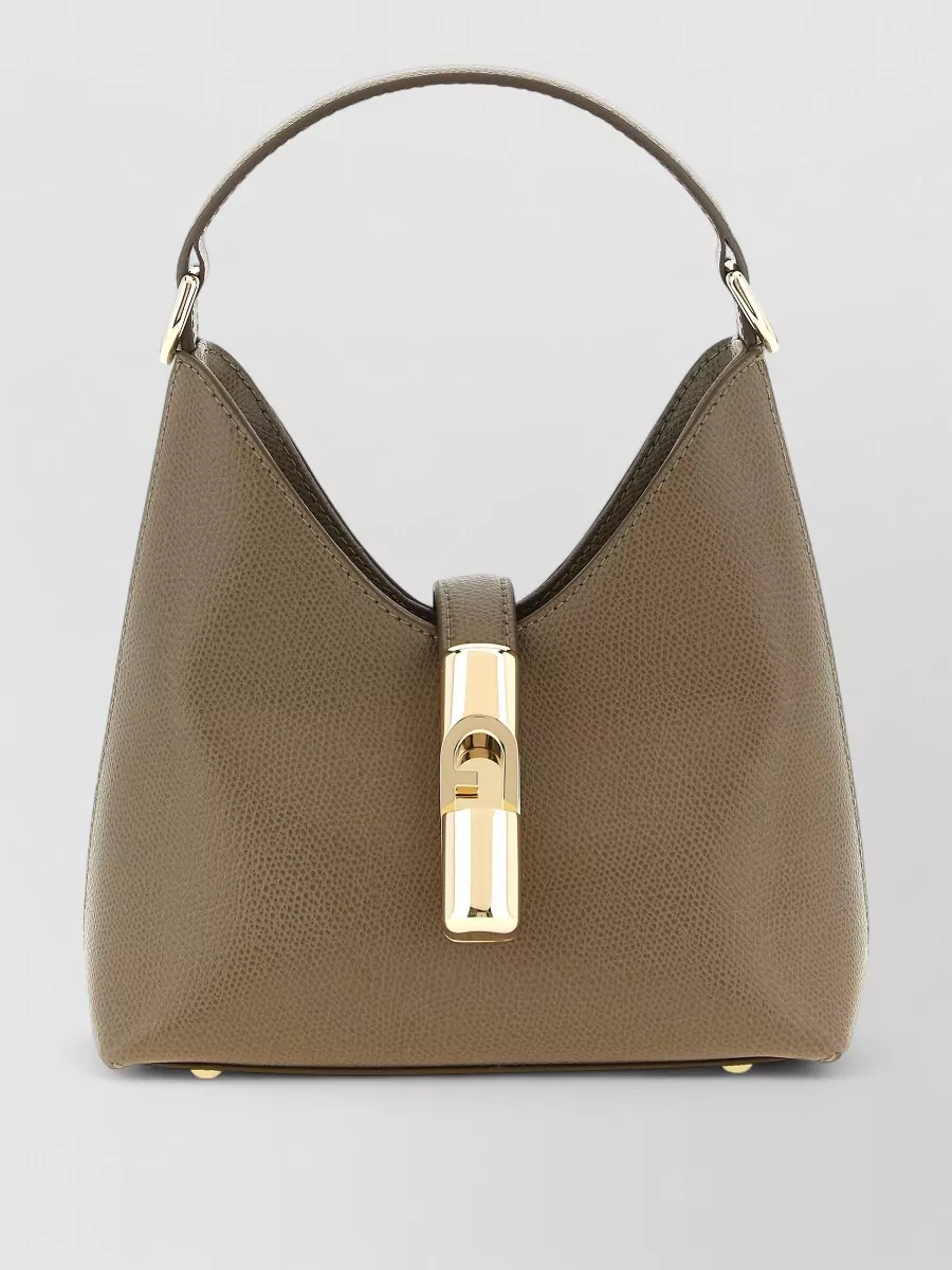 Furla Mini textured leather shoulder bag