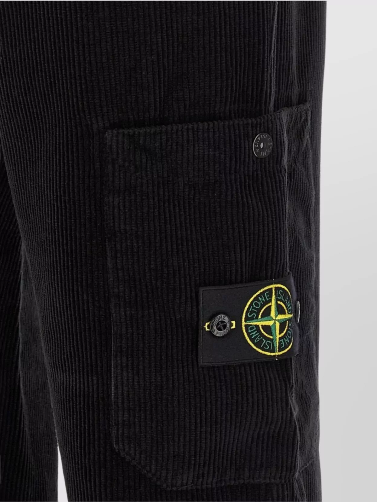 Stone Island Casual Corduroy Trousers And Pockets