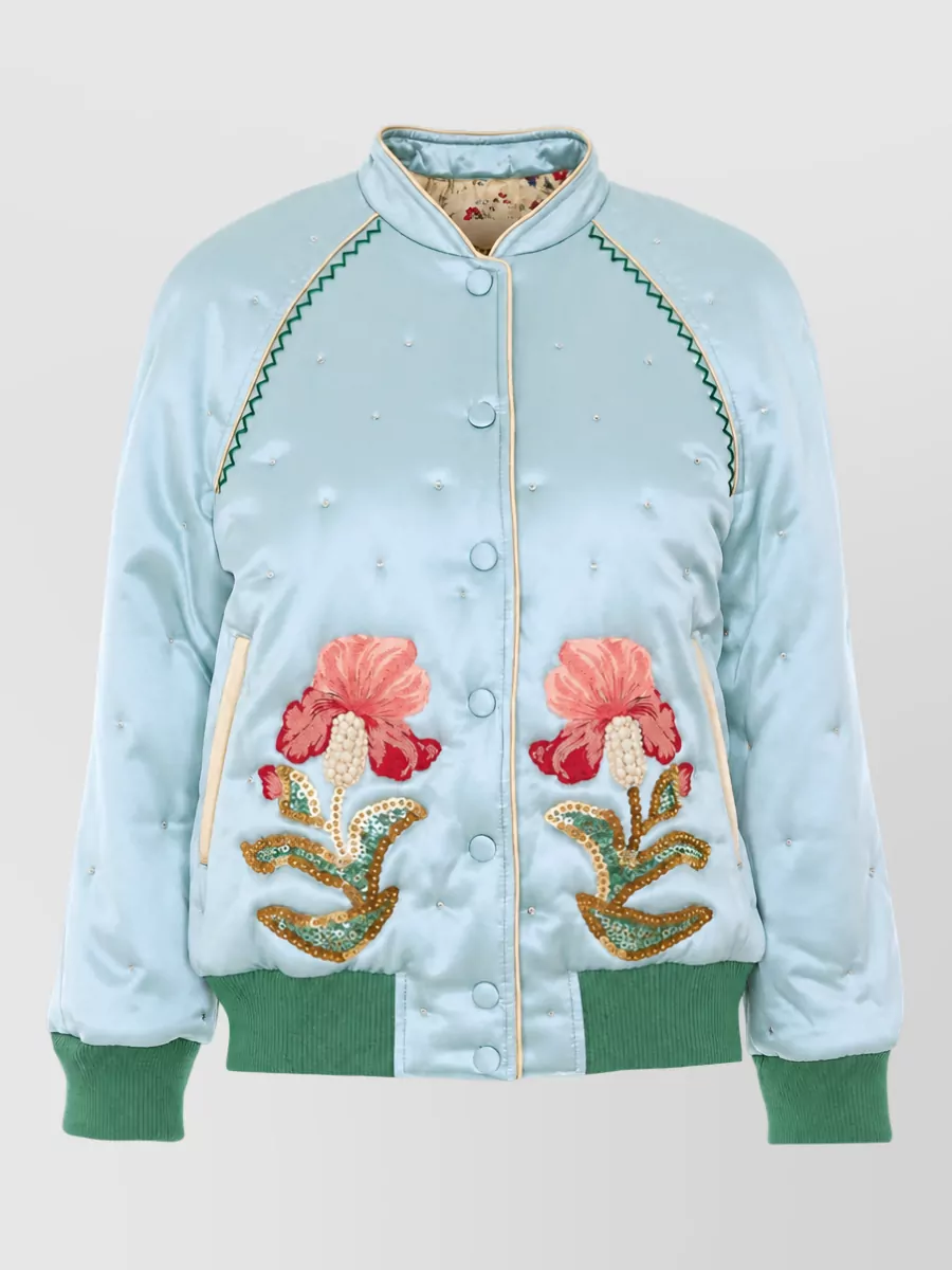 Valentino Garavani embroidered bomber jacket
