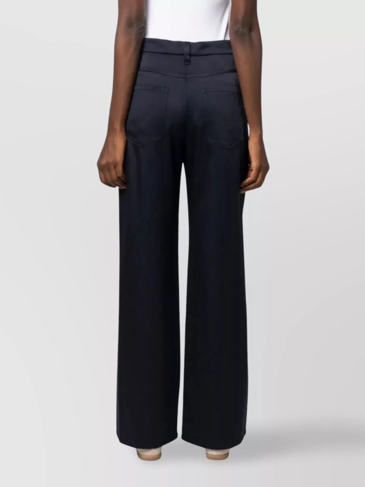 Brunello Cucinelli Trousers Back Pockets Belt Loops Side Pockets In Blue