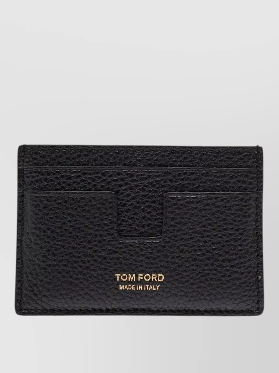 Tom Ford grain leather card holder
