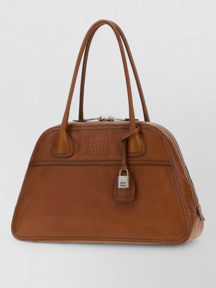 Miu Miu Leather Tote Bag
