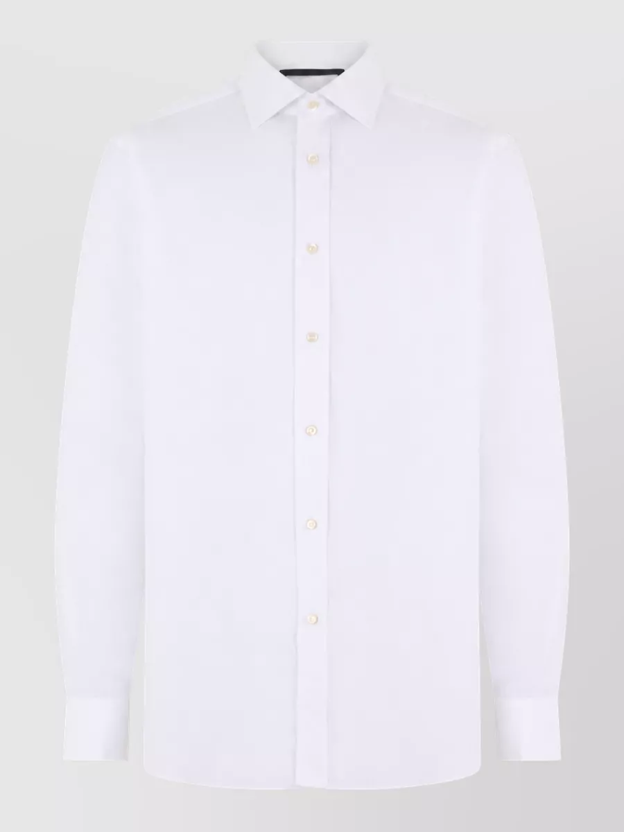 Boss cotton long-sleeve shirt