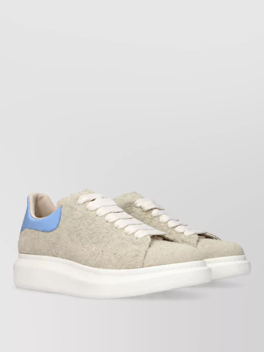 Alexander Mcqueen Suede Leather Lace-Up Sneakers