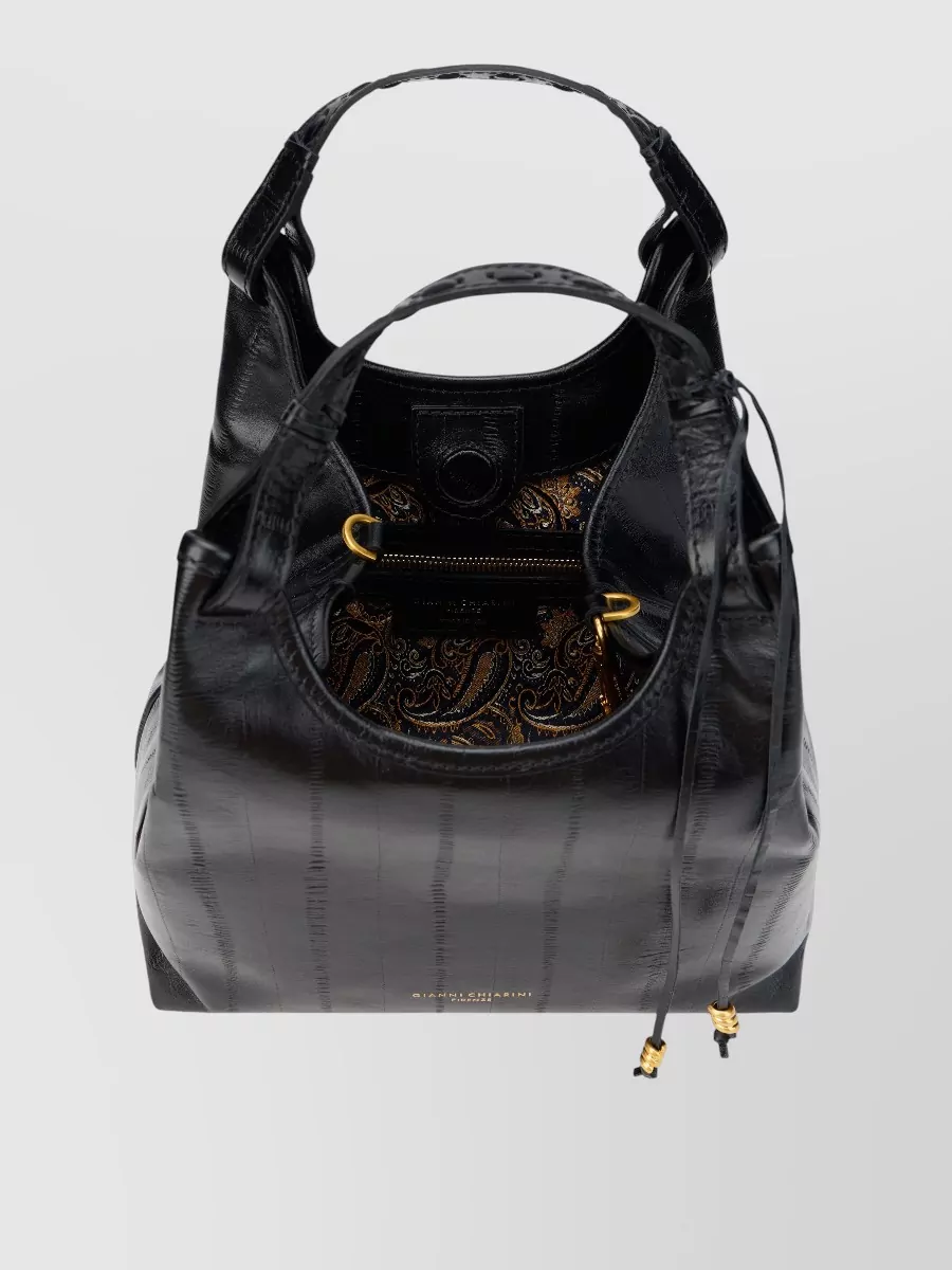Gianni Chiarini Calfskin Hobo Shoulder Bag