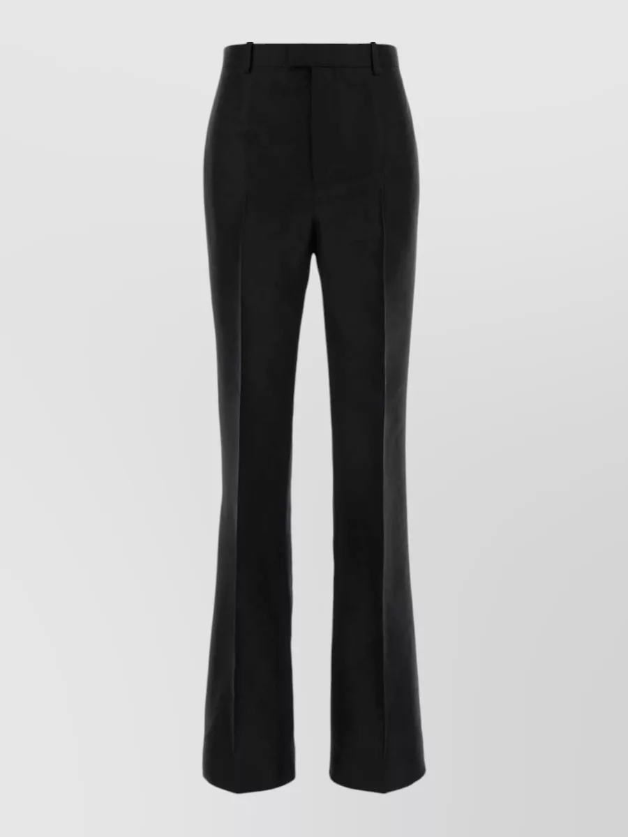 Gucci silk flared trousers