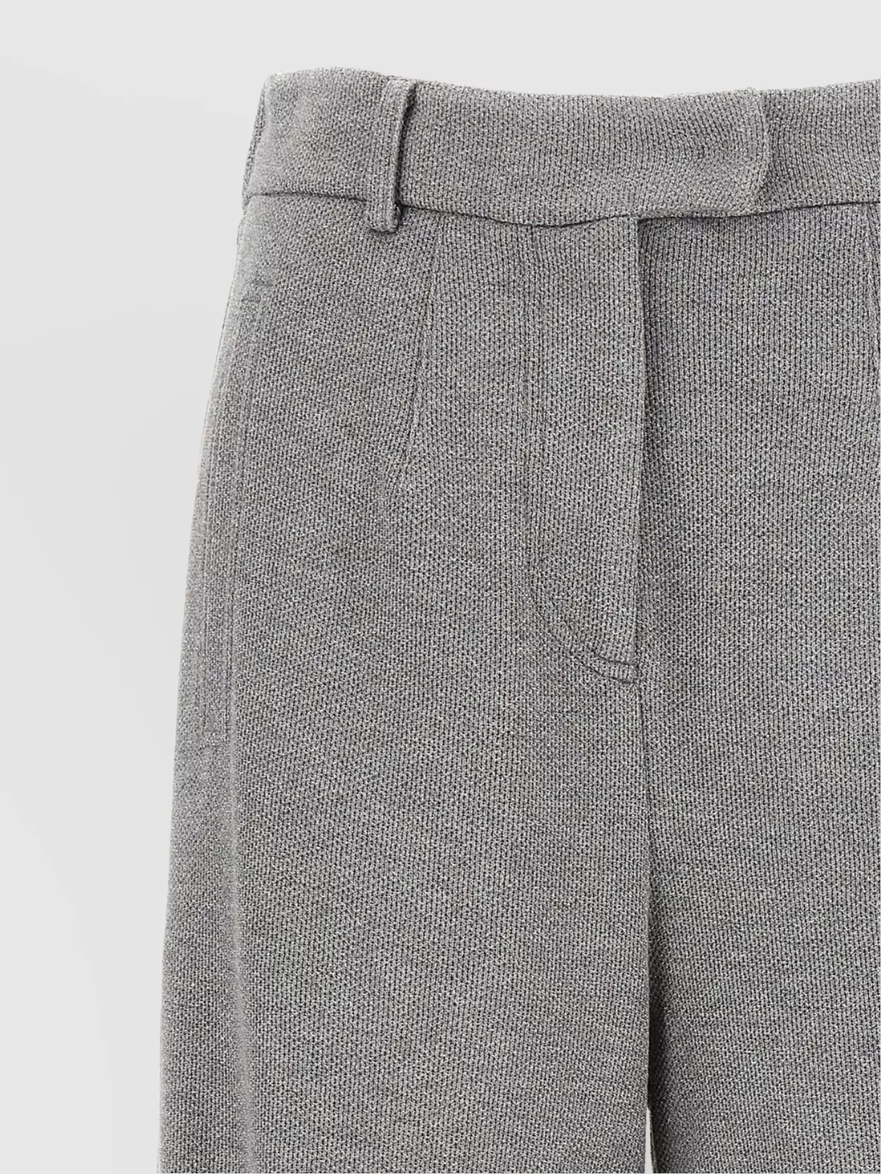 Brunello Cucinelli Trousers With Belt Loops And Pockets In Gray