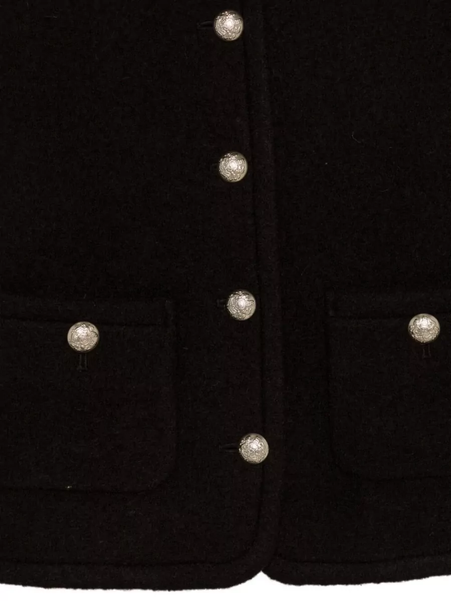Dunst Wool Tweed Single-Breasted Coat