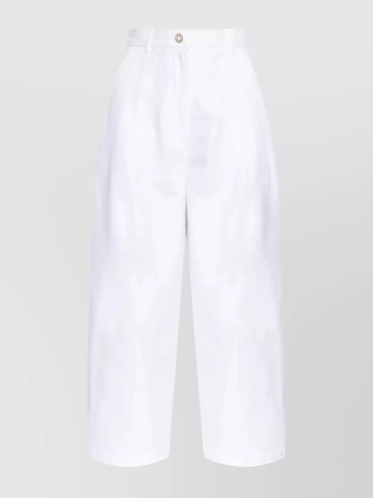 Max Mara High Waist Wide Leg Trousers With Pockets