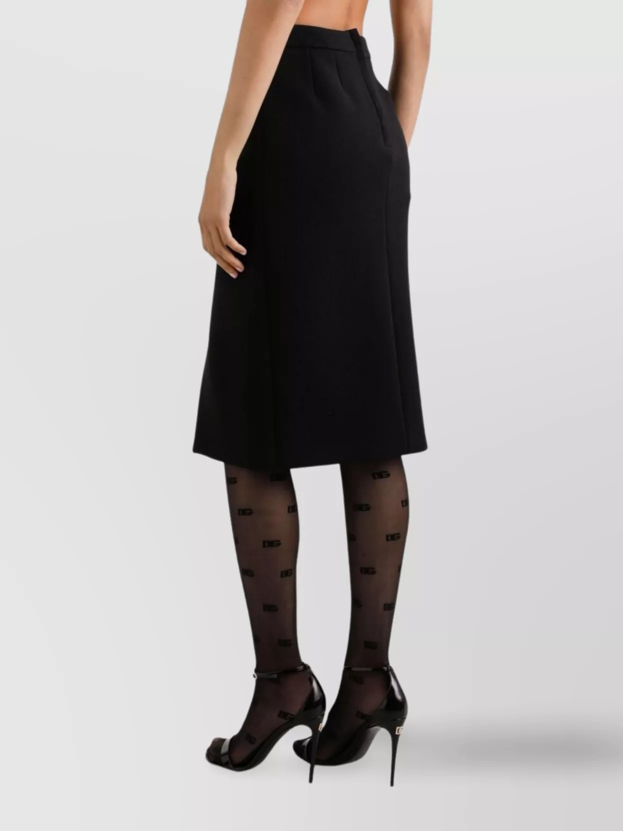 Dolce&Gabbana Midi Pencil Skirt Back Slit