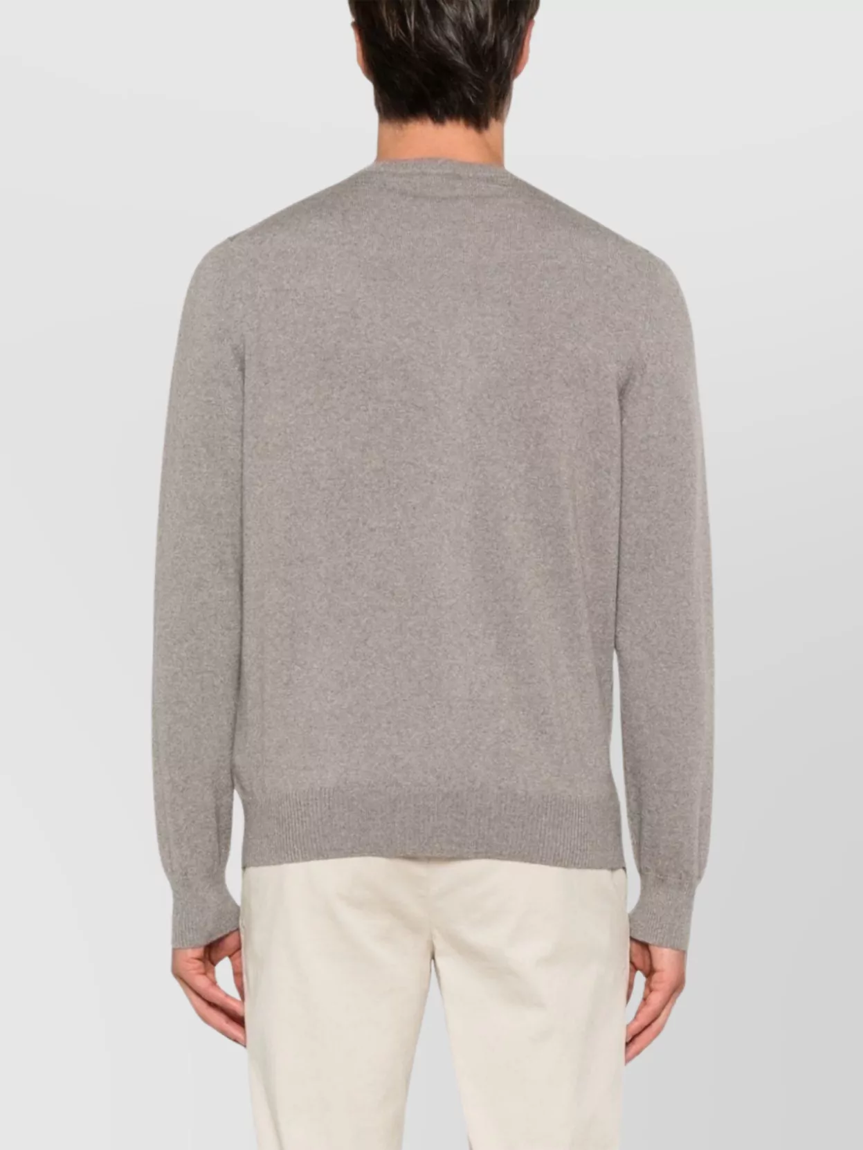 Fay Fine Knit Crewneck Wool Sweater