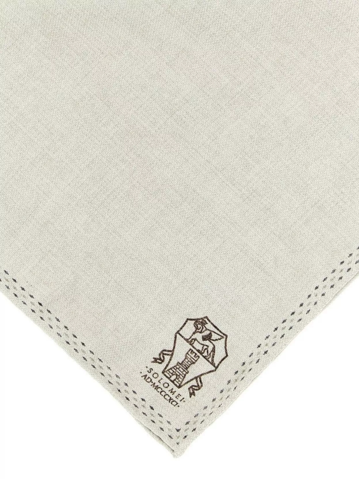 Brunello Cucinelli Logo Clutch Bag Pocket Design