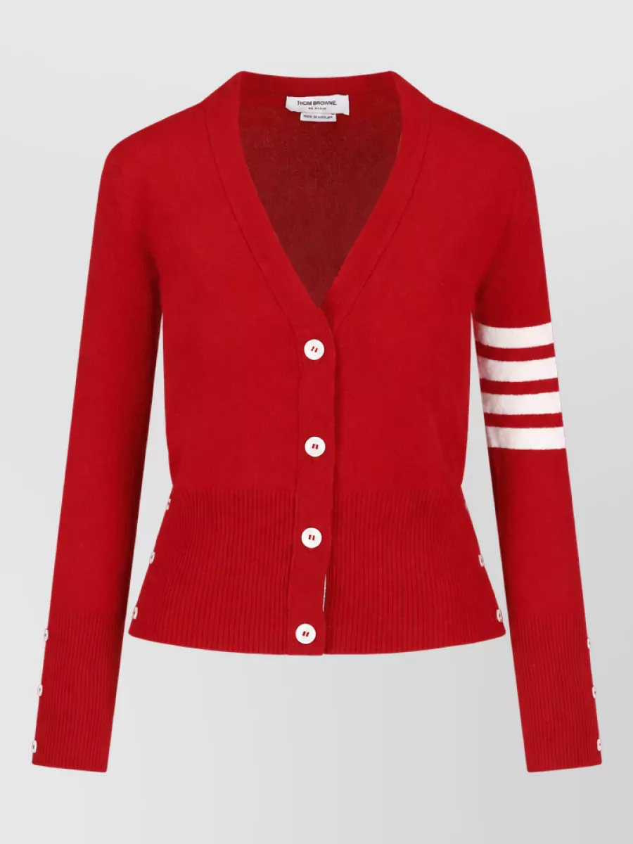 Thom Browne Cashmere Crewneck Cardigan