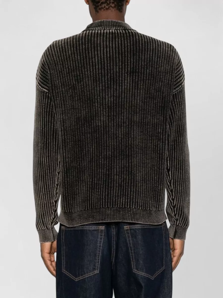 Emporio Armani Ribbed Crewneck Sweater