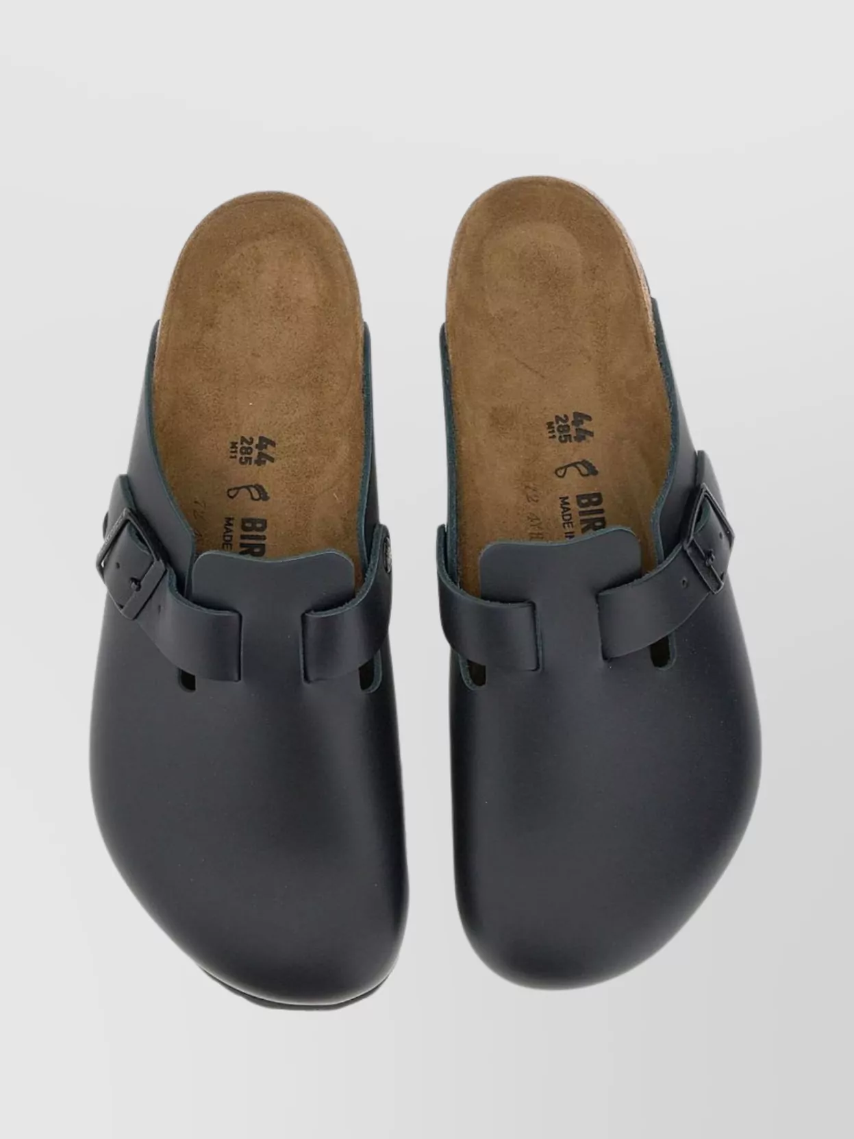 Birkenstock 'Bs Boston' Leather Sandals With Eva Sole