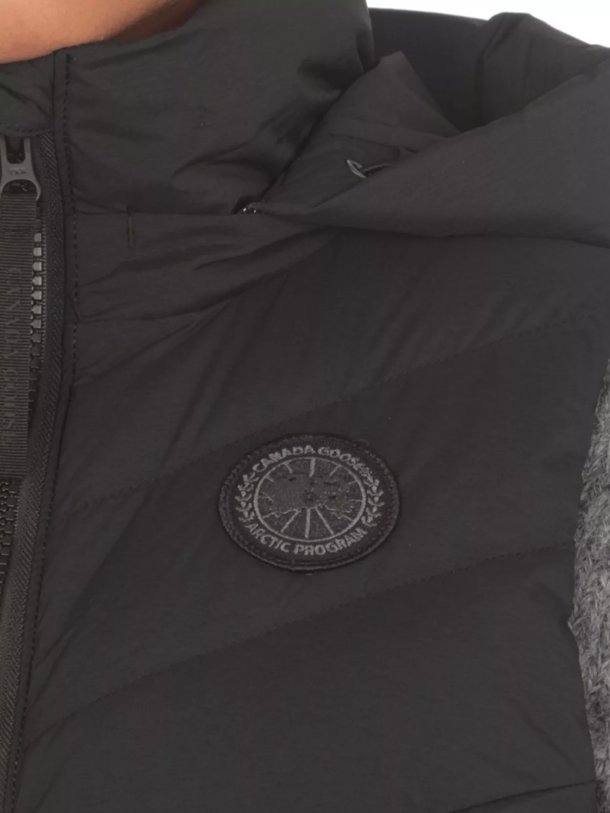 Canada Goose High Neck Sleeveless Quilted Vest With Removable Hood