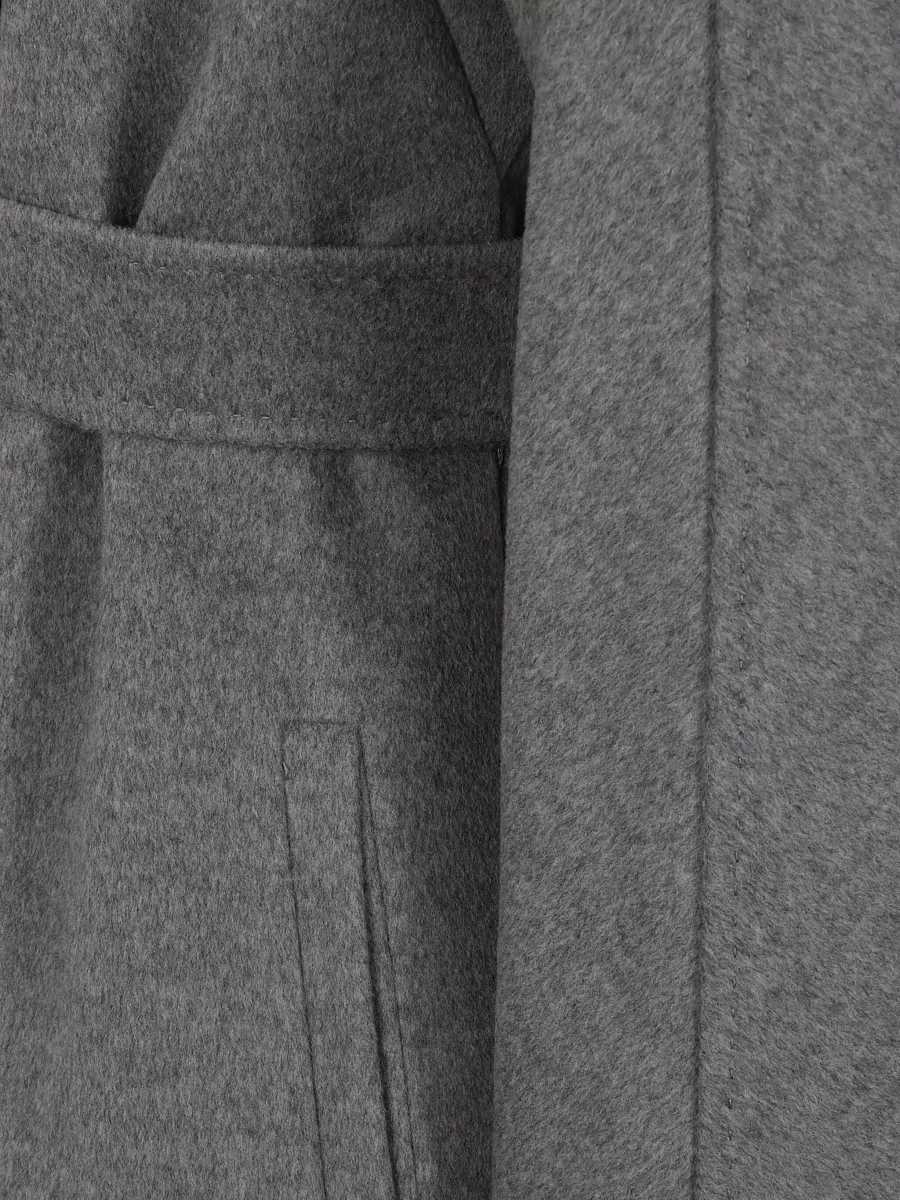 S Max Mara Virgin Wool Fitted Coat