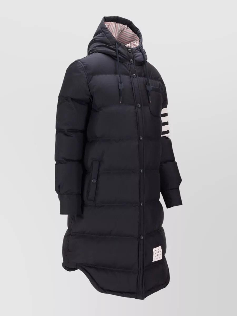 Thom Browne Down Hooded Parka Coat
