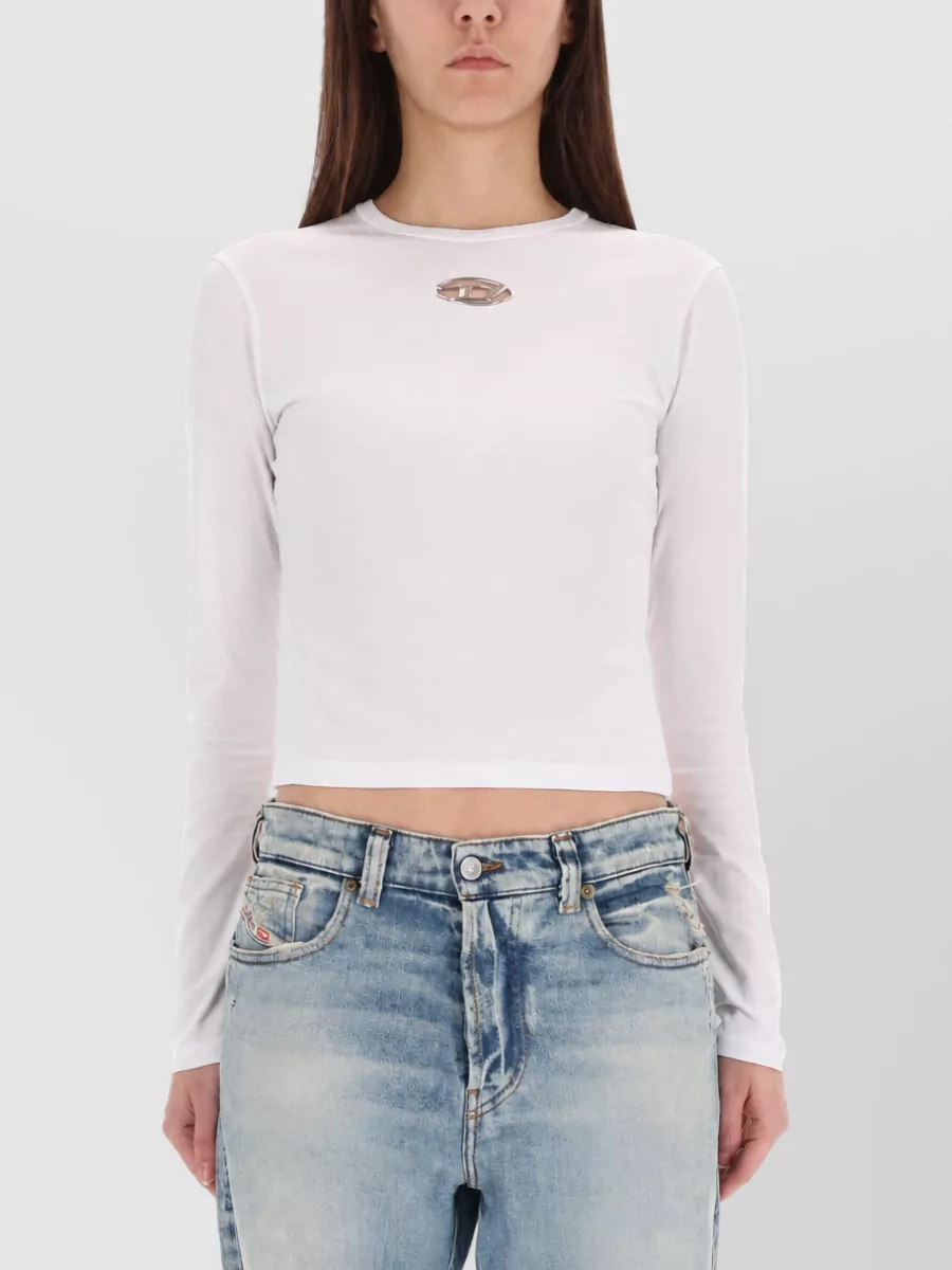 Diesel Cotton Long-Sleeve T-Shirt