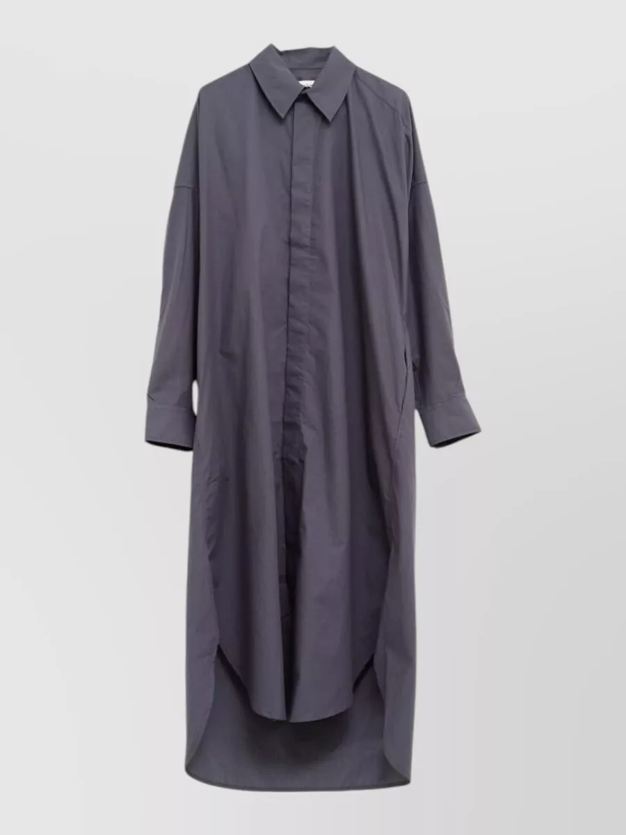 The Frankie Shop organic cotton shirt midi dress