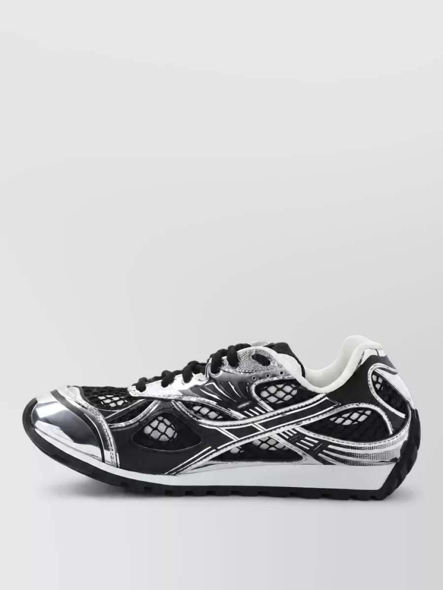 Bottega Veneta Mesh Low-Top Sneakers