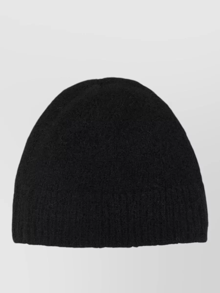 Dries Van Noten ribbed alpaca wool beanie