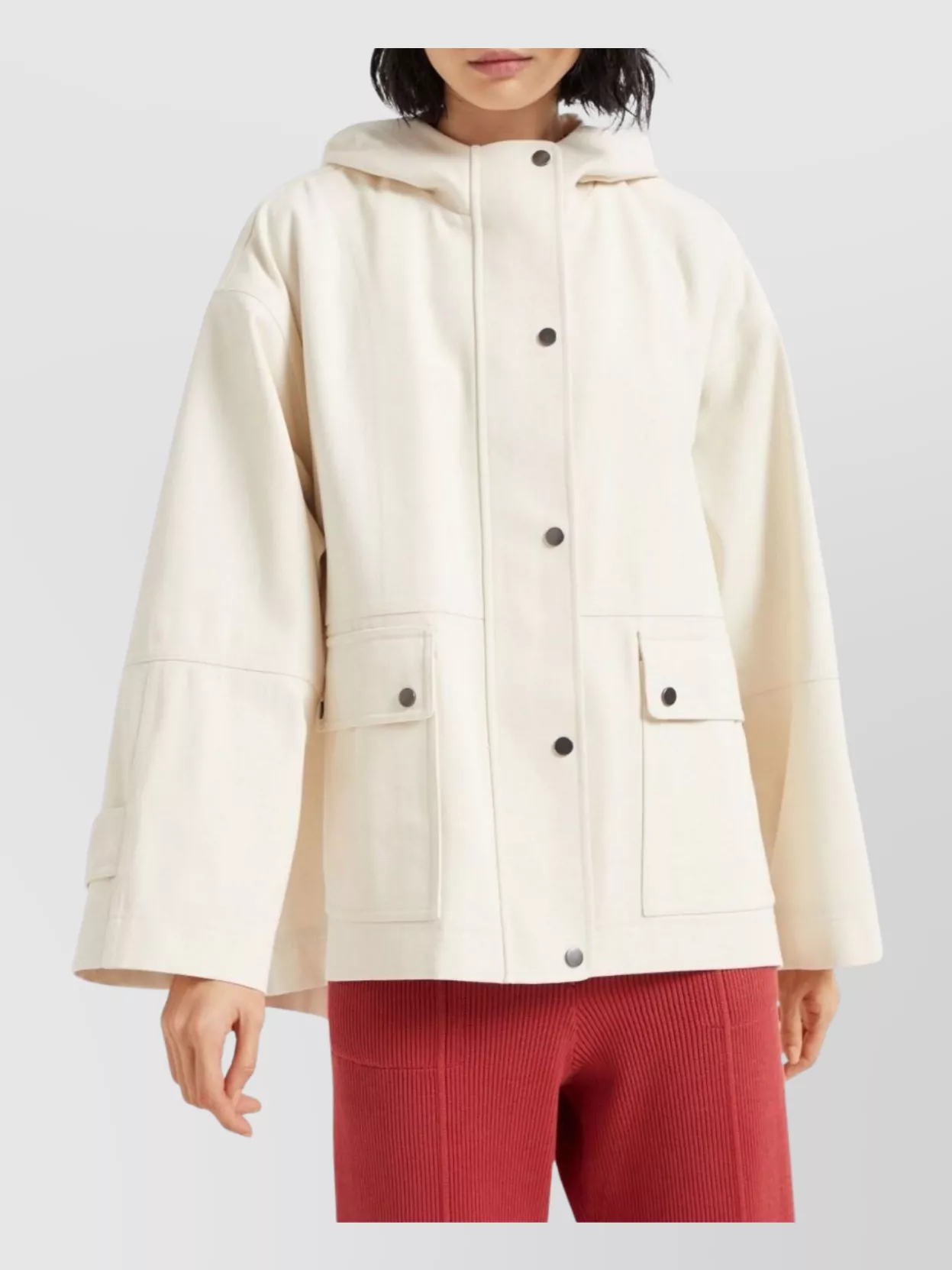 【関税＆送料込み】Brunello Cucinelli Hooded Canvas Waterpr Brunello Cucinelli Water Resistant Cotton Canvas Hooded