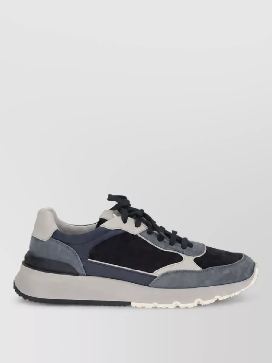 Brunello Cucinelli Calf Leather Low-Top Sneakers