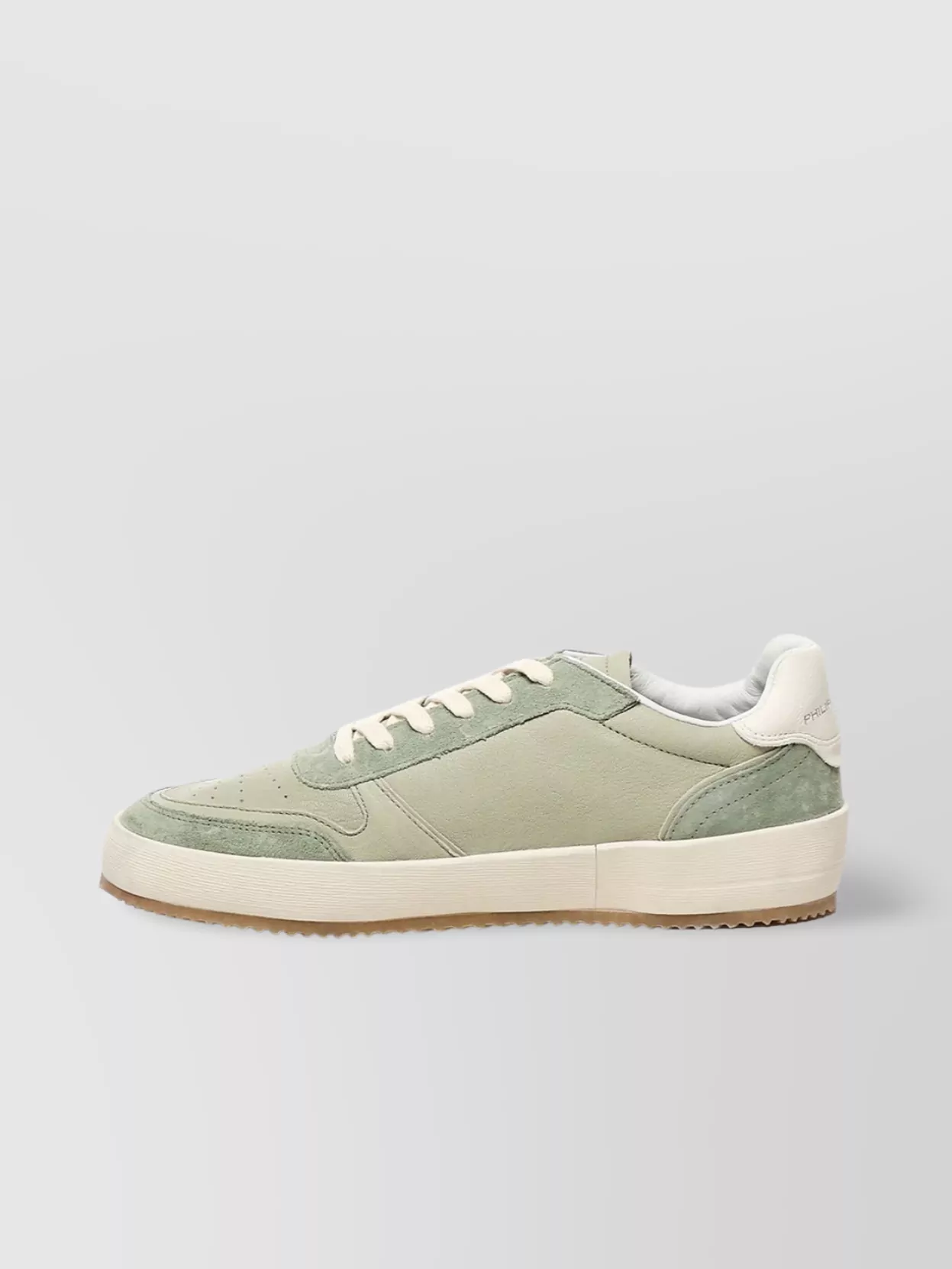 Philippe Model Suede Sneakers With Calfskin Panels