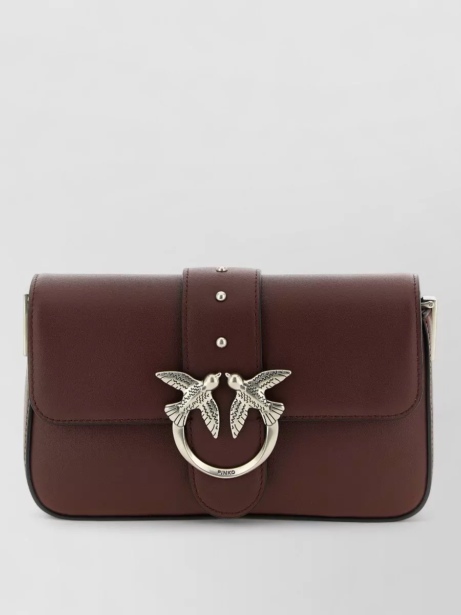 Pinko Mini Love Bag Leather Shoulder Bag