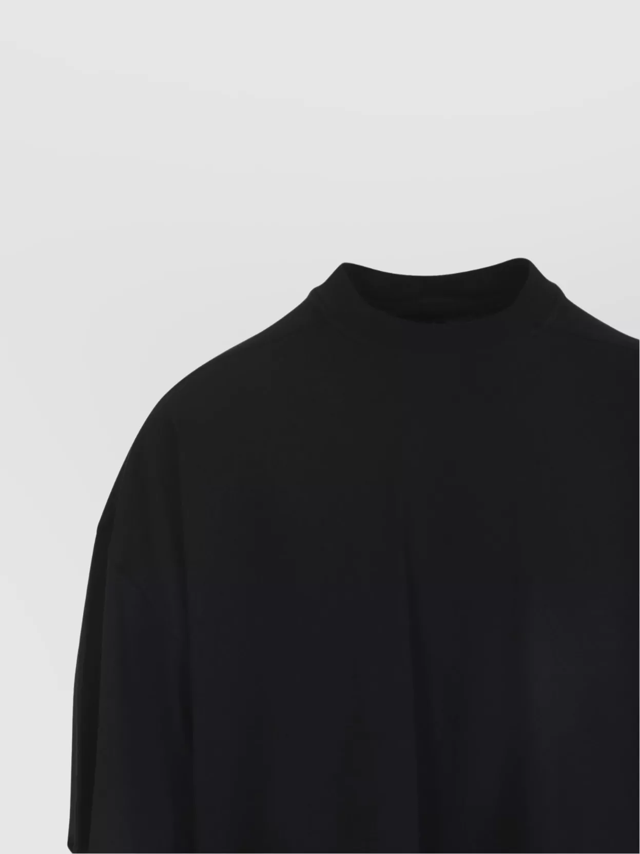 Rick Owens Drkshdw Tommy Turtleneck Short Sleeve Tie Top