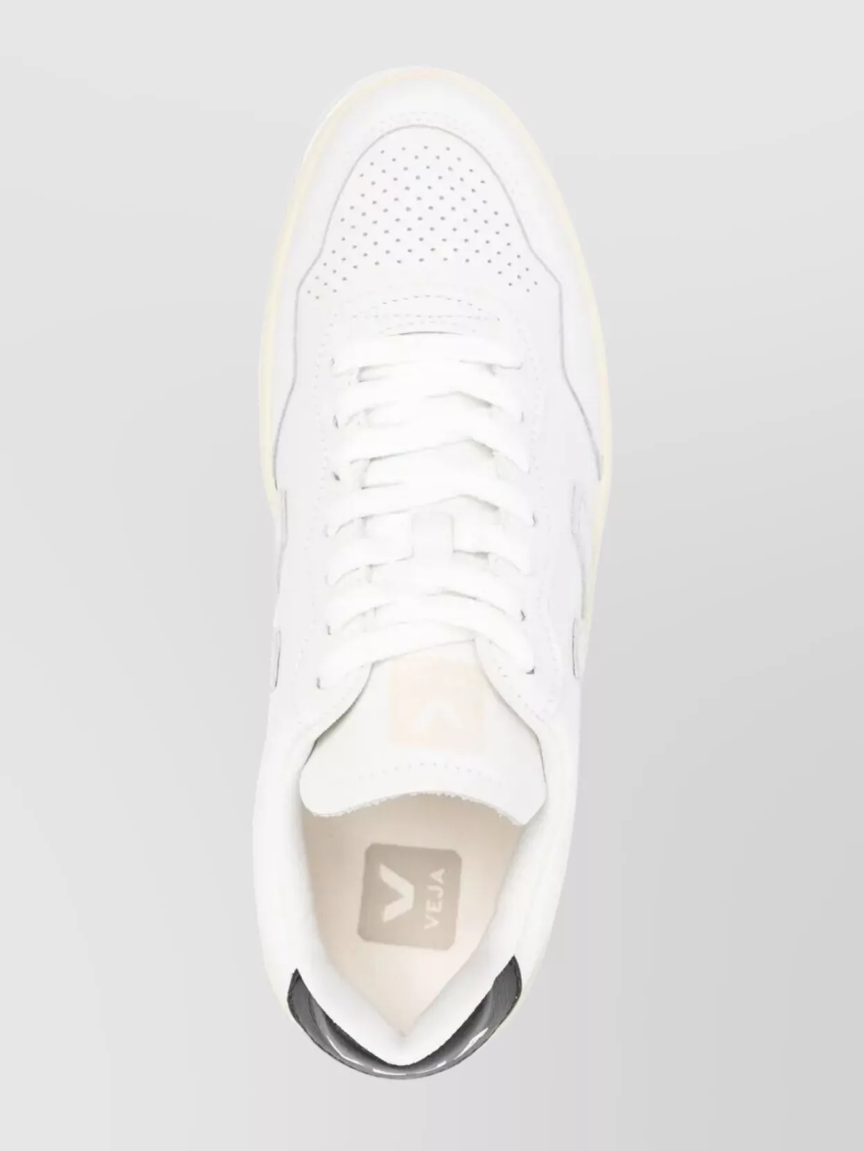 Veja Eco Leather Sneakers Featuring Perforated Design