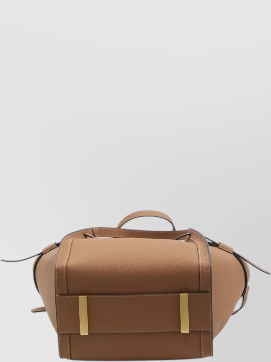 Tod's Small Leather Beach Shopping Bag