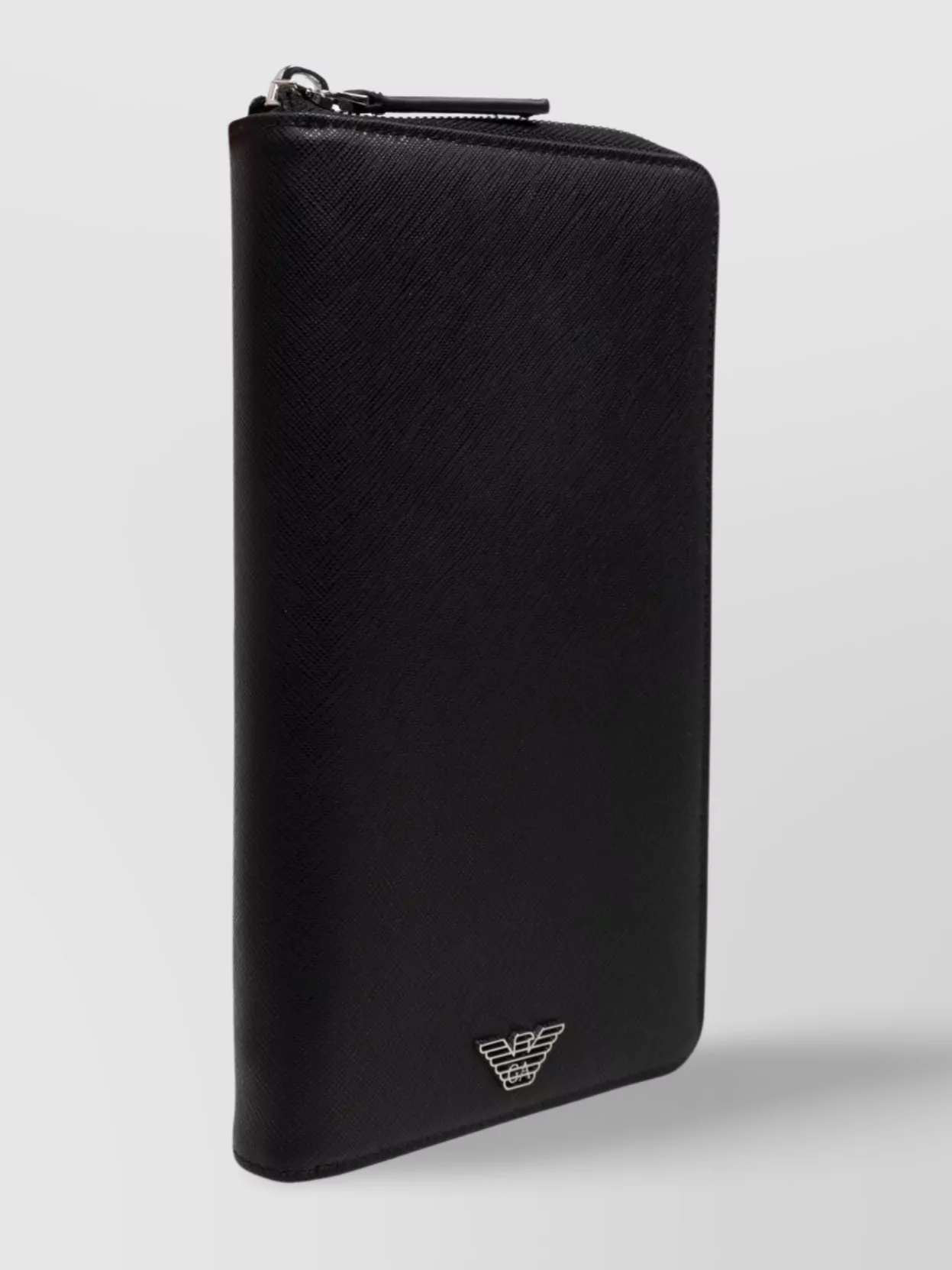 Emporio Armani Folded Textured Clutch Bag
