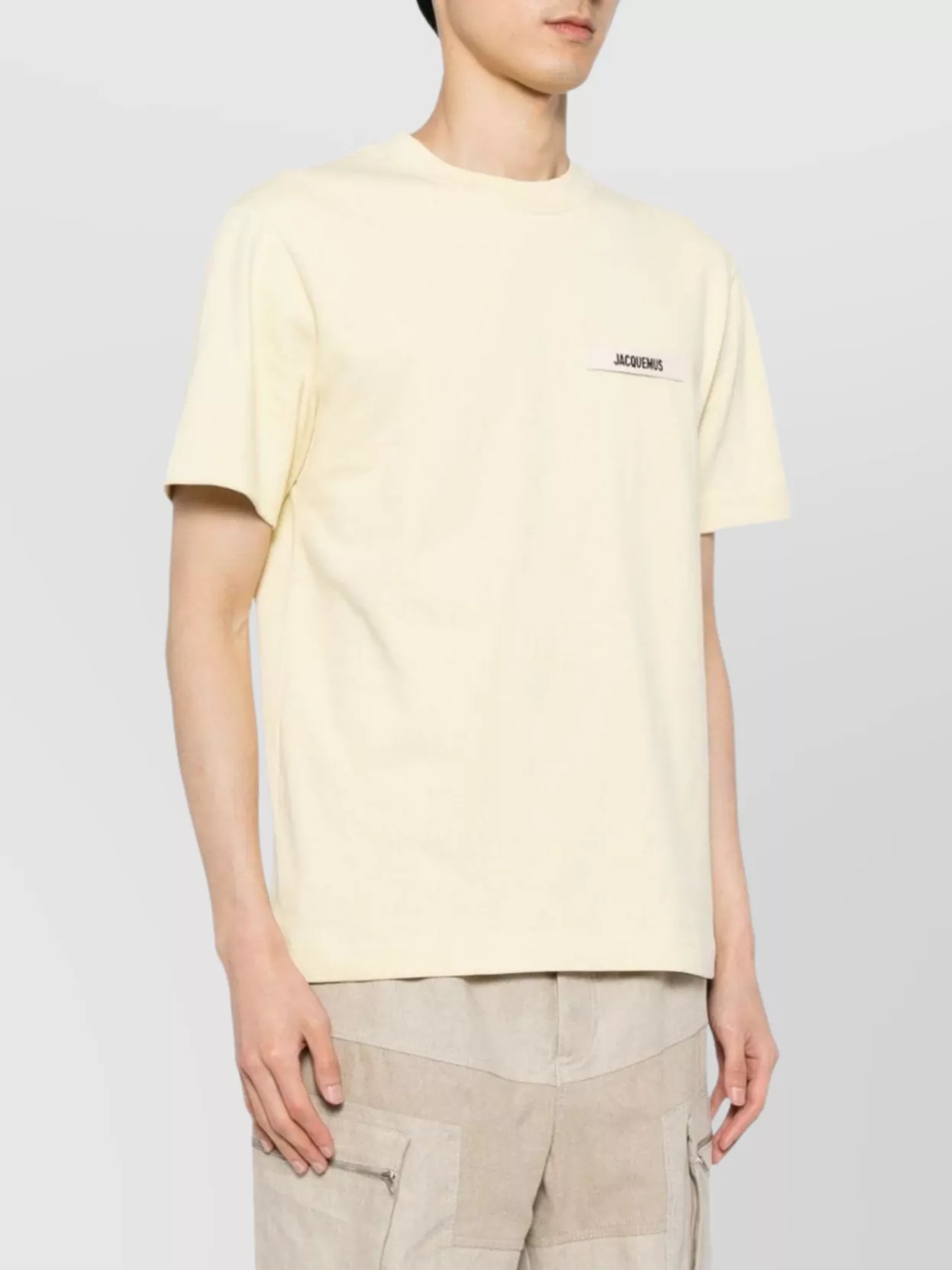 Jacquemus Crew Neck Cotton Jersey T-Shirt