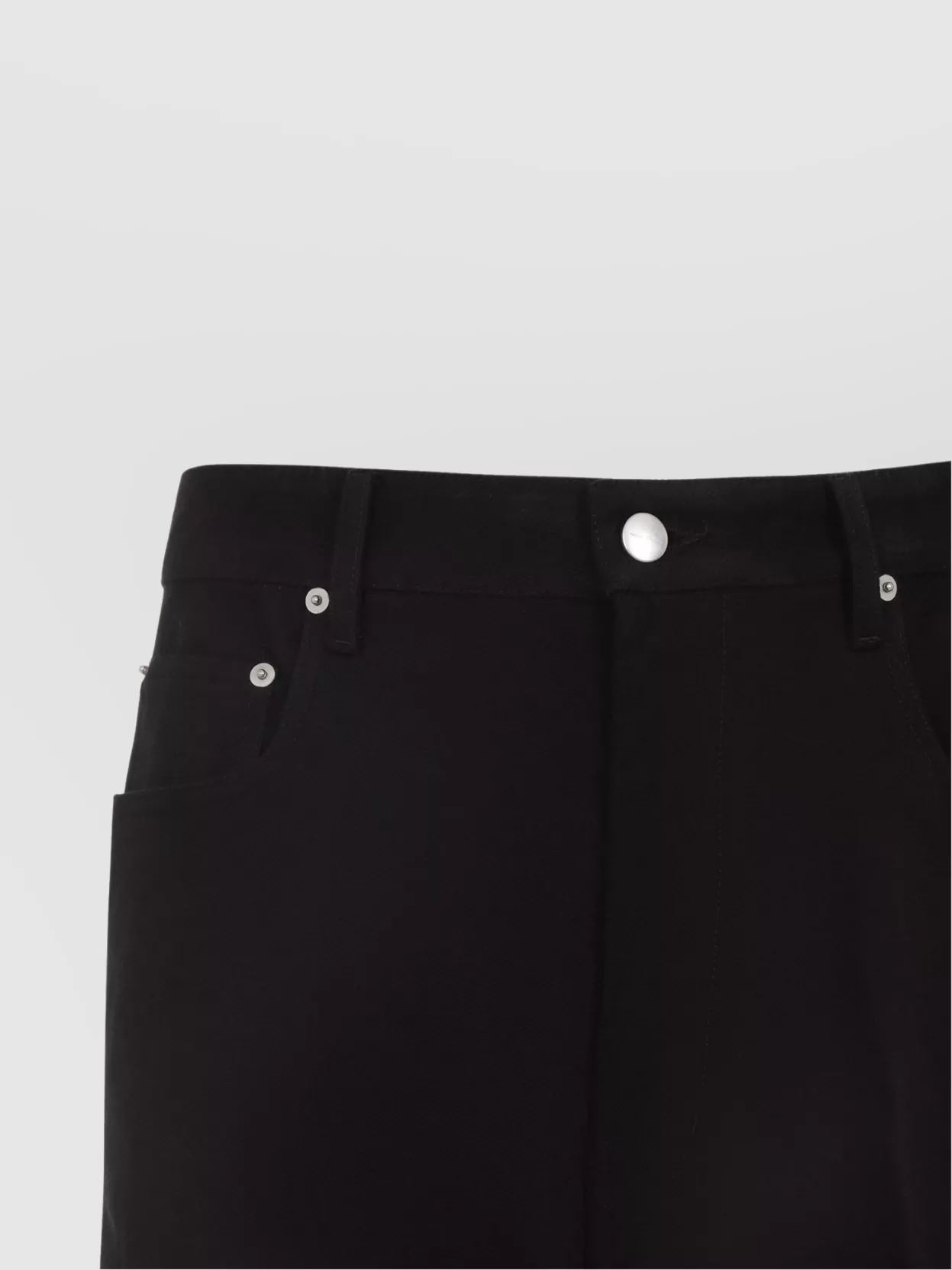 Rick Owens Geth Jeans Straight Wide-Leg Trousers