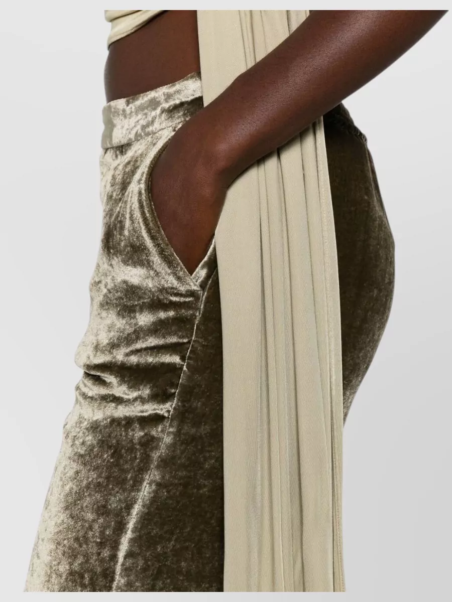 Etro velvet wide-leg relaxed-fit trousers