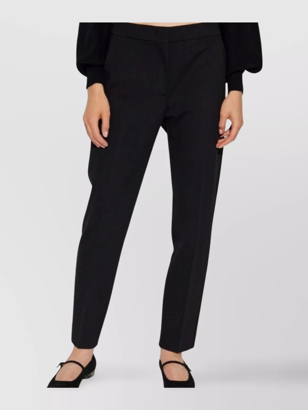 Max Mara Trousers With Belt Loops And Tapered Leg