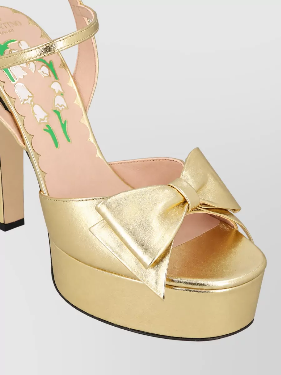 Valentino Garavani Leather Platform Sandals