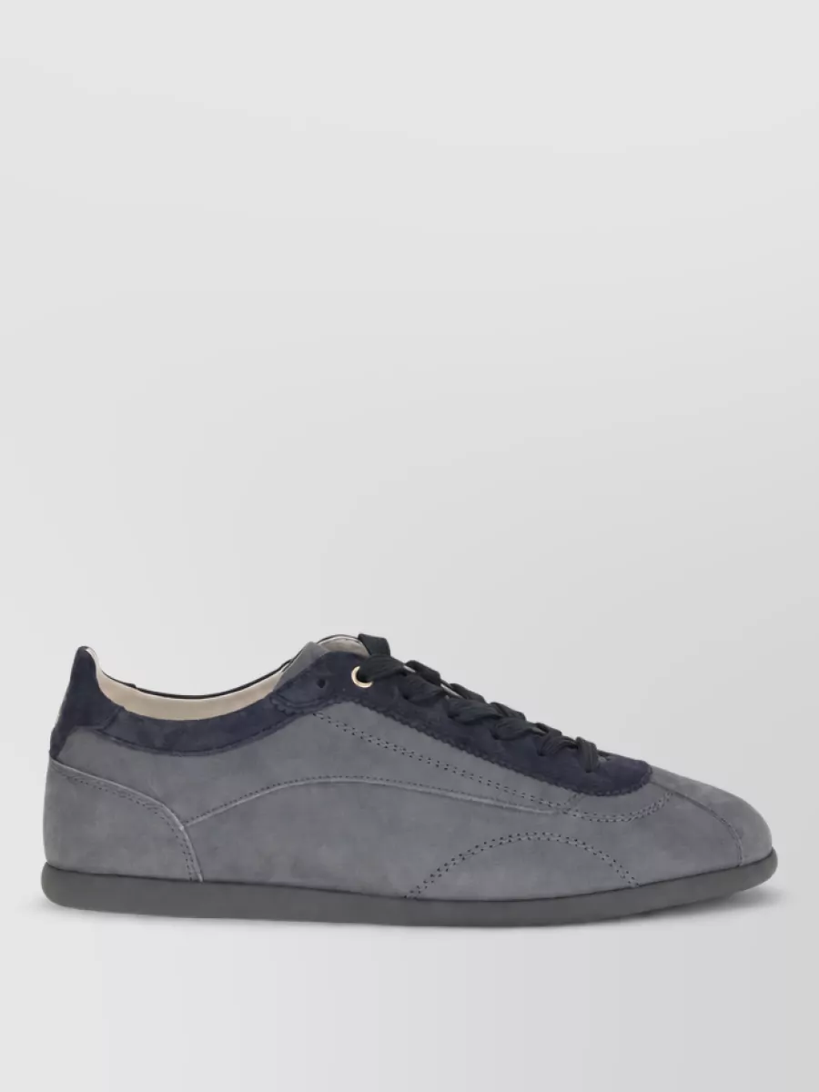Brunello Cucinelli Leather Lace-Up Sneakers