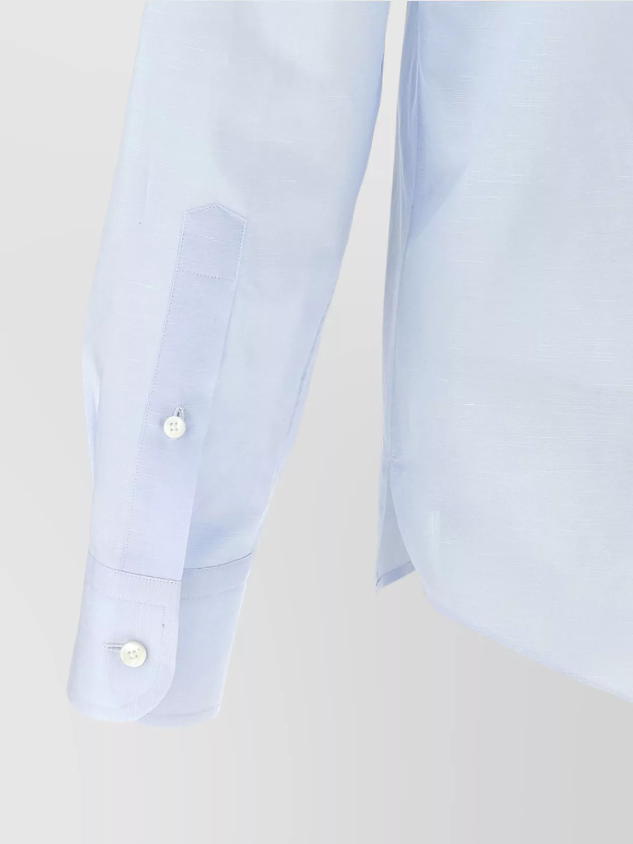 Zegna Button-Down Collar Shirt With Curved Hem