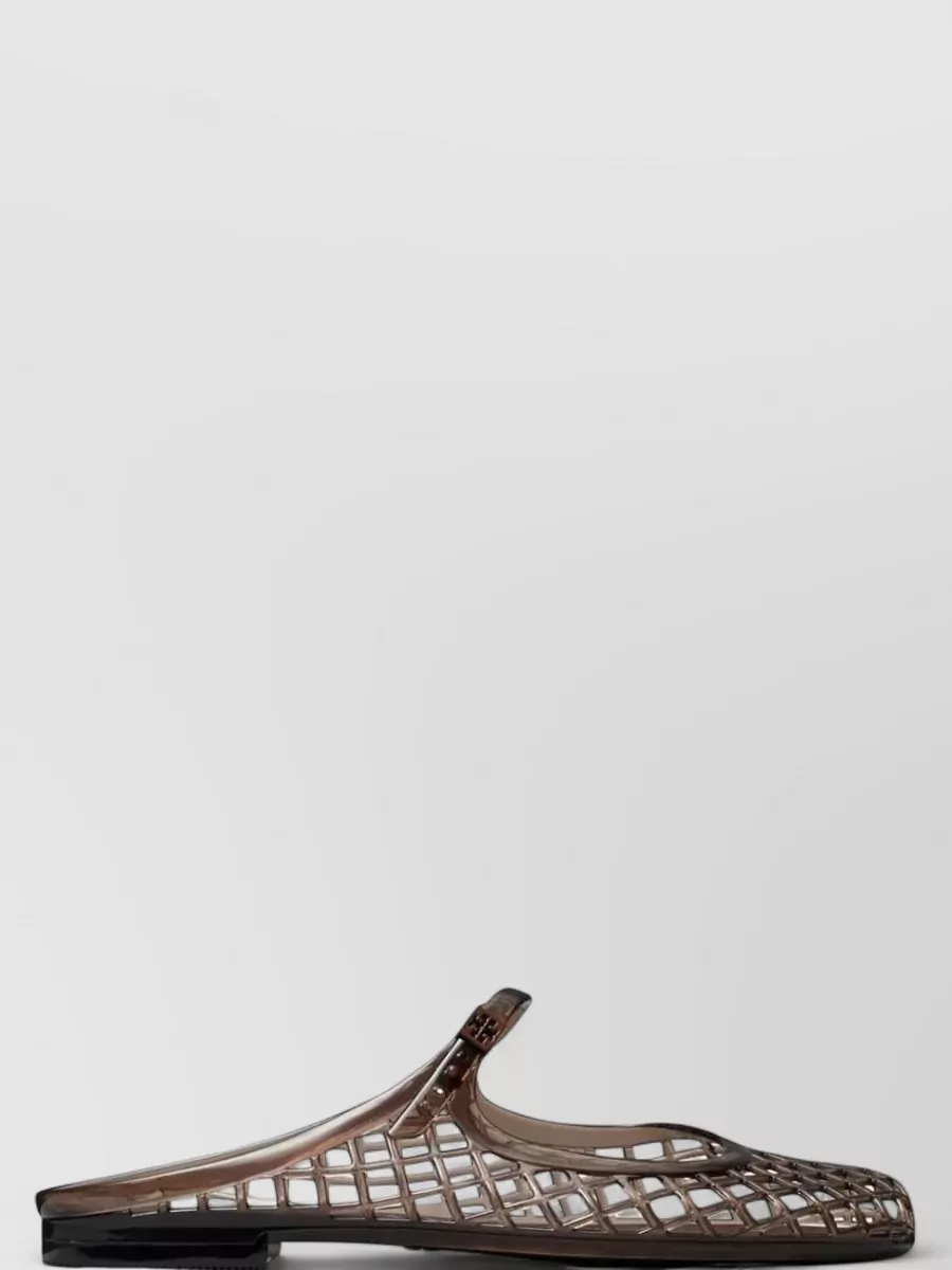 Tory Burch Perforated Slide Sandals