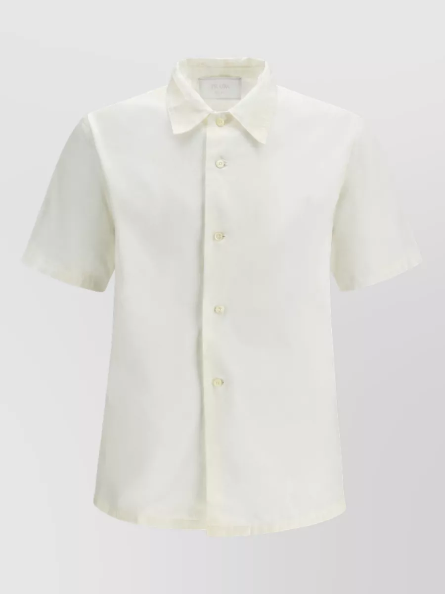 Prada distressed cotton shirt