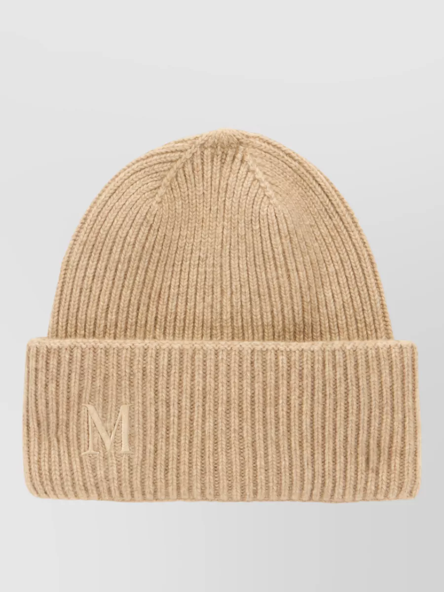 Max Mara Cashmere Ribbed Beanie