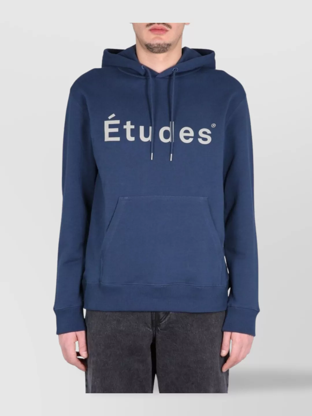Études Cross-Neck Hoodie Kangaroo Pocket