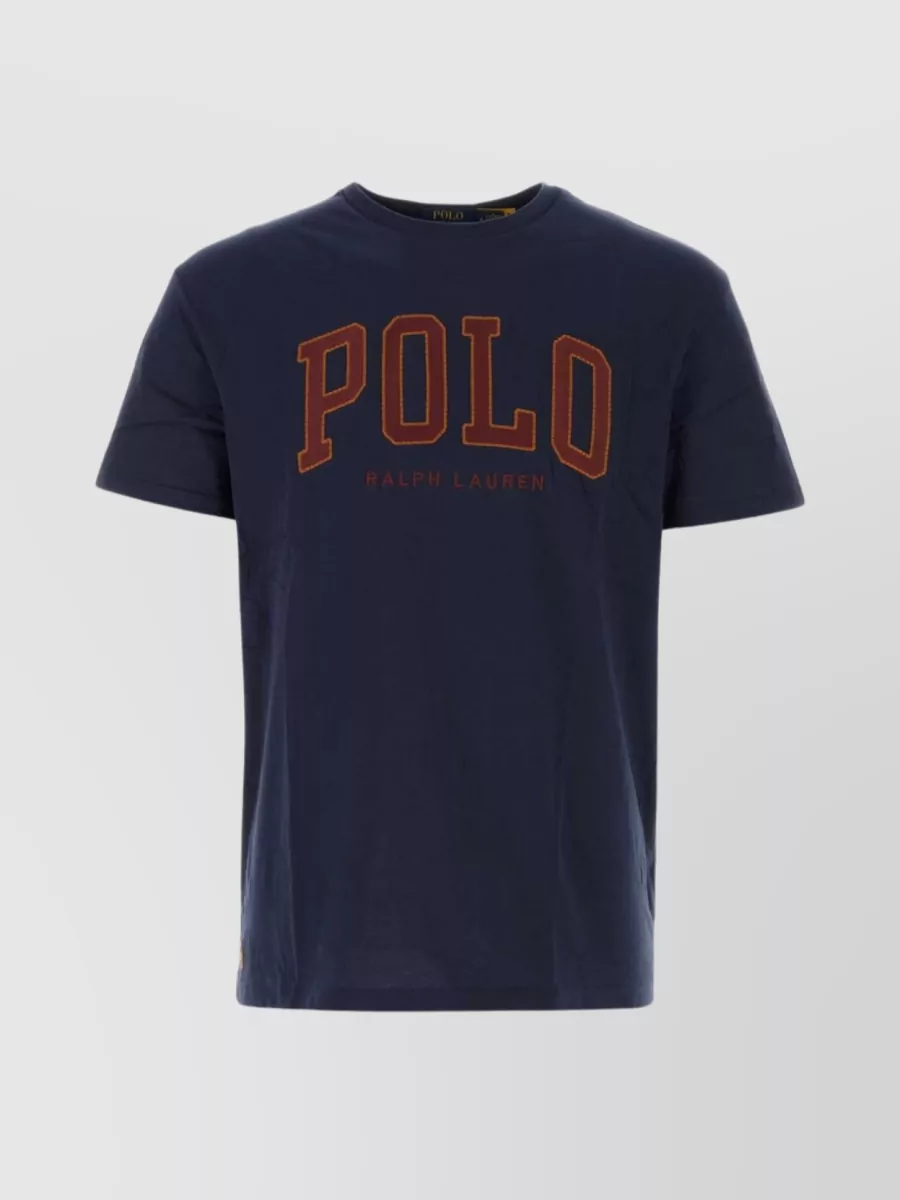 Shop Polo Ralph Lauren Versatile Crew Neck T-shirt In Blue