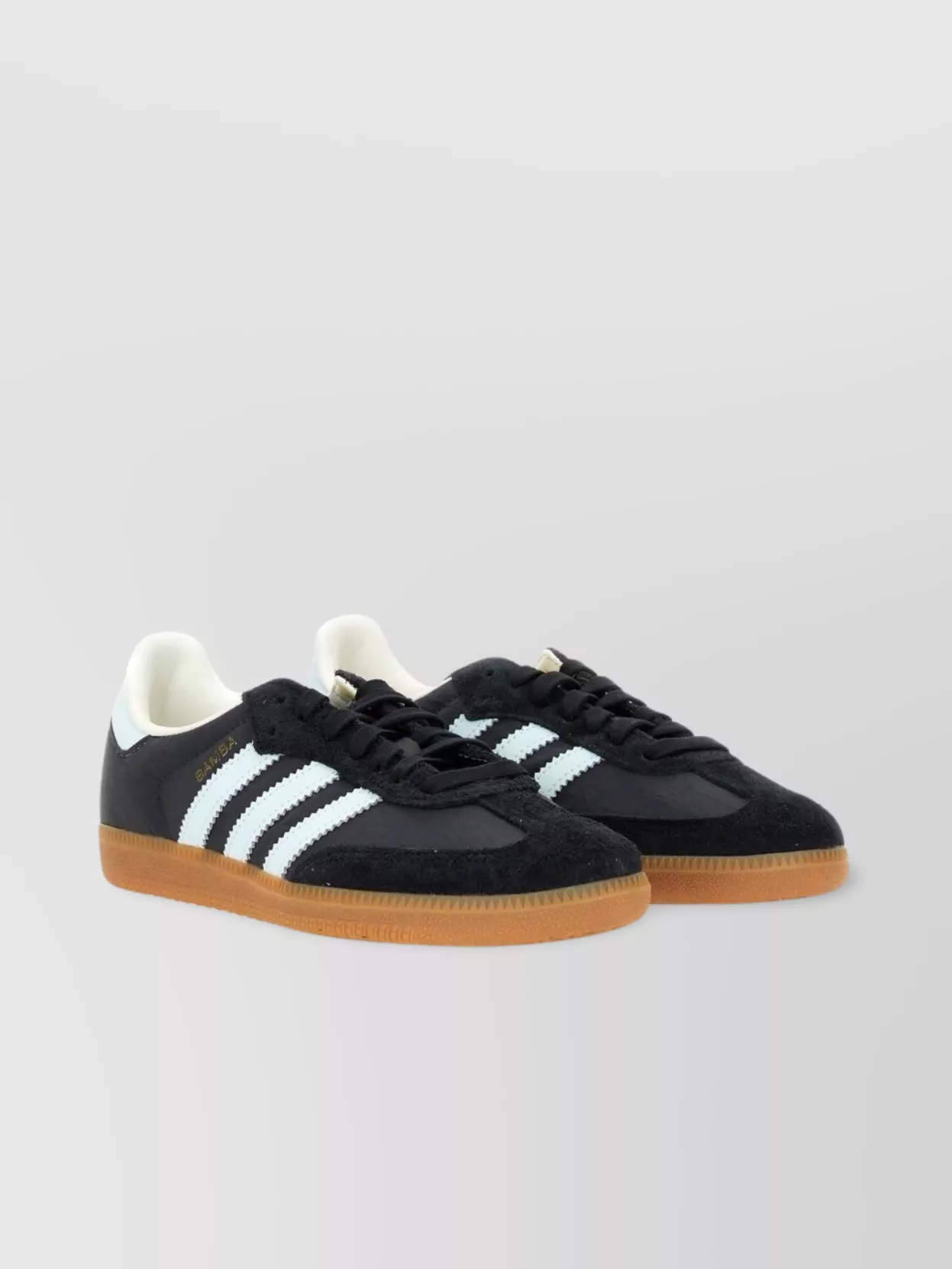 Adidas Originals "Samba" Striped Low-Top Rubber Sneakers