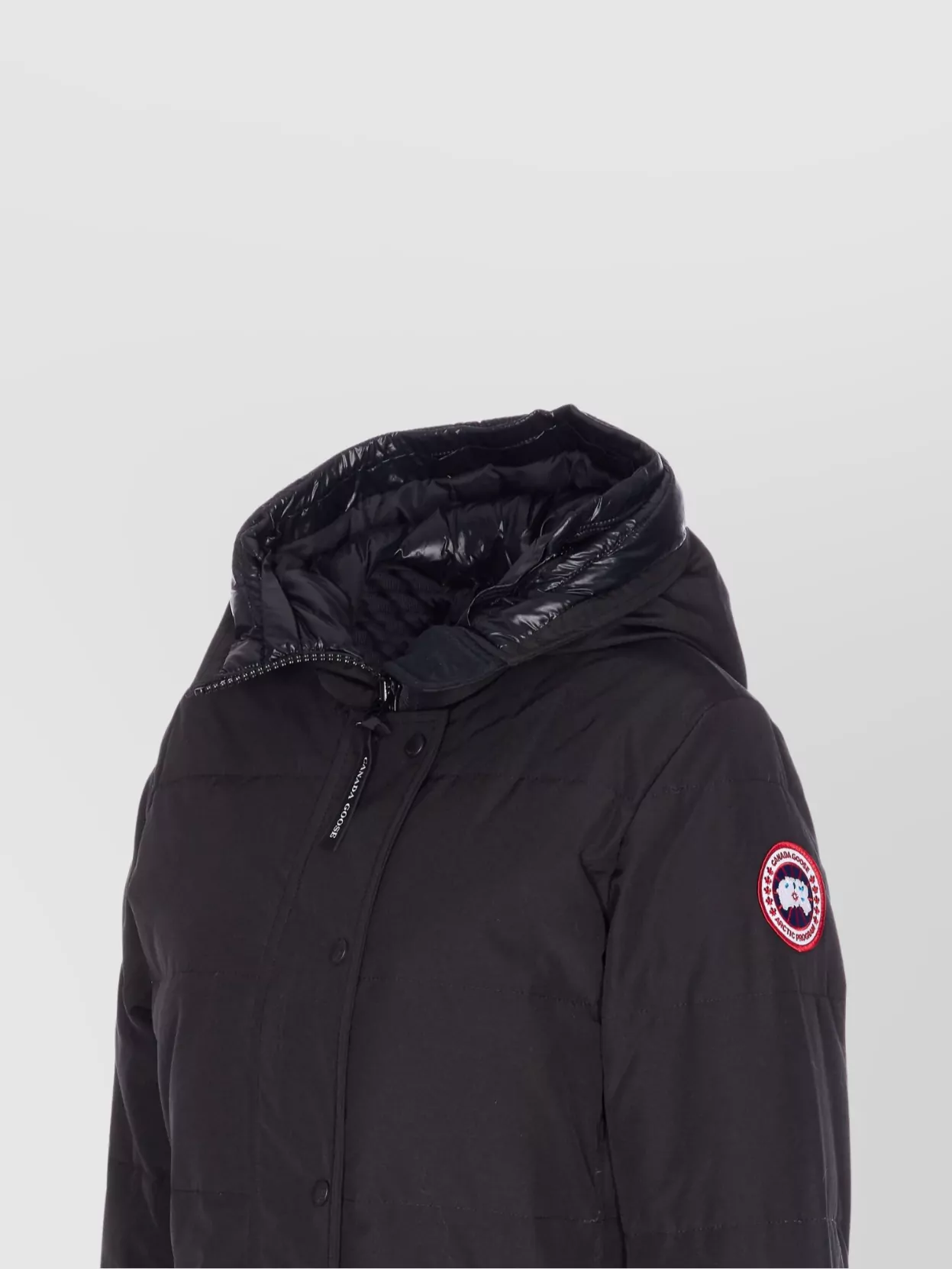 Canada Goose Long Sleeve Padded Quilted Coat With Cuffs